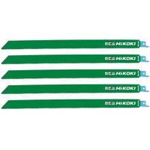 HiKOKI RD70B Plátky do pil ocasek na kov a dřevo 305/283,5x19x0,9mm (5 ks) 752023