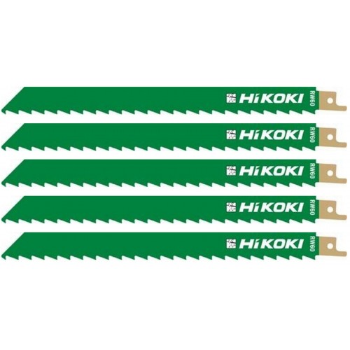 HiKOKI RW60 Plátky do pil ocasek na dřevo 225/203,5x19x1,25mm (5 ks) 752029