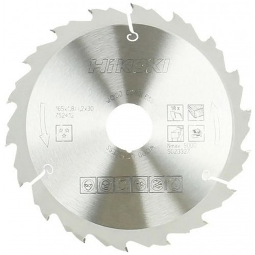 HiKOKI 752412 Pilový kotouč 165x30/20mm Z18