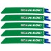 HiKOKI 752676 Plátky do pily ocasky 150/128,5x19,0x0,9mm, 5ks