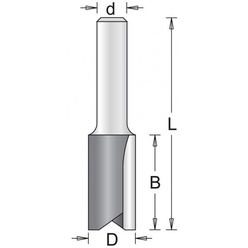 HiKOKI 754010 Drážkovací fréza 12x32x63mm, 6mm