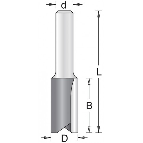 HiKOKI 754131 Drážkovací fréza 6x19x64mm, 12mm