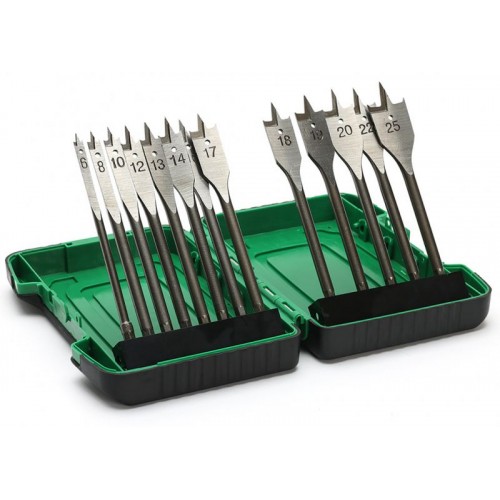 HiKOKI 781795 Sada plochých vrtáků do dřeva 1/4" 13 ks