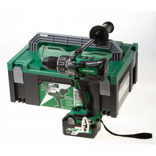 HiKOKI DS36DAWRZ Aku šroubovák - vrtačka, (2x2,5Ah/36V) Multi Volt (36V) HitBOX