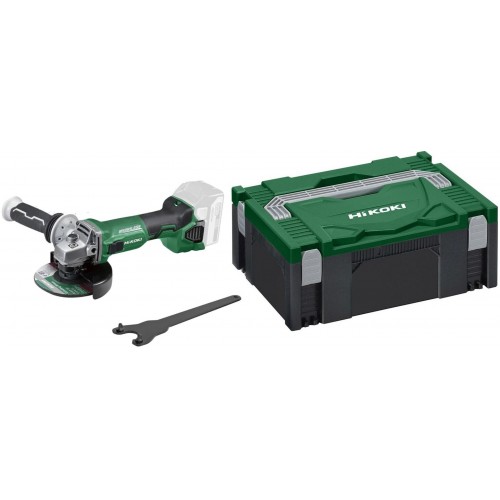 HiKOKI G1813DEW2Z Aku úhlová bruska (18V/125mm), bez baterie a nabíječky, hitbox