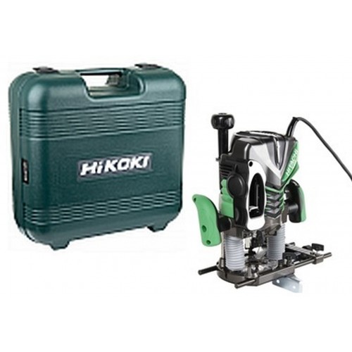 BAZAR HiKOKI M12V2WSZ Horní frézka (2000W/12mm/8mm) Plastový kufr POUŽITO, PO SERVISE!