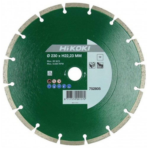 HiKOKI 752805 Diamantový segmentový kotouč 230x22,2x7mm