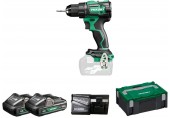 HIKOKI DS18DEWHZ Aku vrtačka/šroubovák (18V/2x4,0Ah) kufr