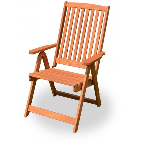 Křeslo polohovací HOLIDAY - FSC mořená borovice 10613