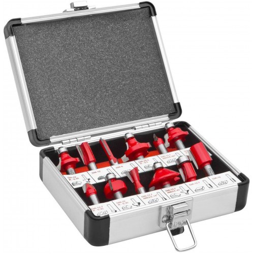 HOLZMANN Sada stopkových fréz (12ks) OFS12