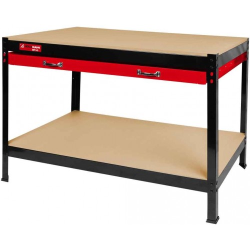 HOLZMANN Pracovní stůl se zásuvkou (100kg/1210x605mm) WT40 HOLZMANN Pracovní stůl se zásuvkou (100kg/1210x605mm) WT40