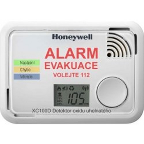 Honeywell detektor oxidu uhelnatého s displejem, bateriový XC100D-CS