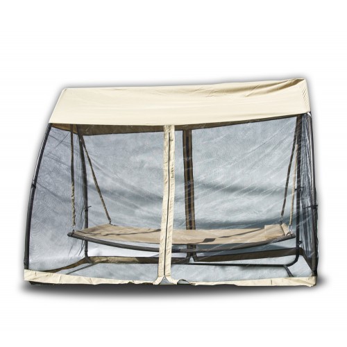 Zahradní houpačka HAMMOCK 207x142x205cm, béžová 97/19-5 Zahradní houpačka HAMMOCK 207x142x205cm, béžová 97/19-5