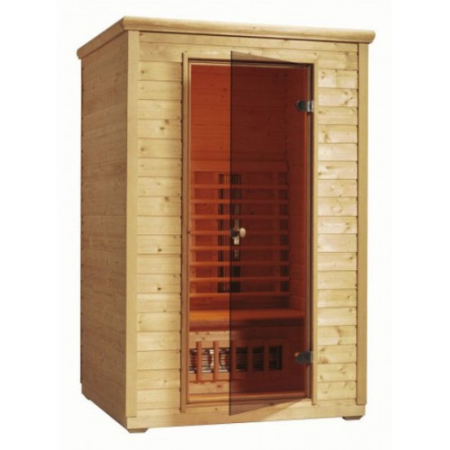 Infrasauna 1250x1130x1930mm provedení cedr vně/smrk uvnitř