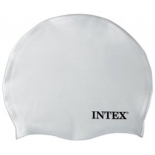 INTEX Silikonová plavecká čepice, bílá 55991