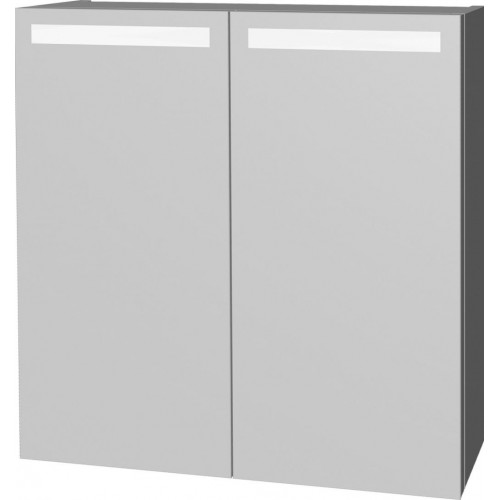 INTEDOOR D ZS zrcadlová skříňka s LED osvětlením 90x72cm bílá D ZS 90 01