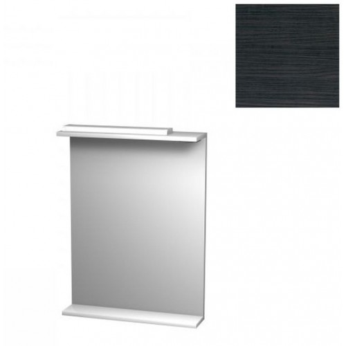INTEDOOR KLASIK zrcadlová stěna 60x80 cm s osvětlením černá ZS 60 81