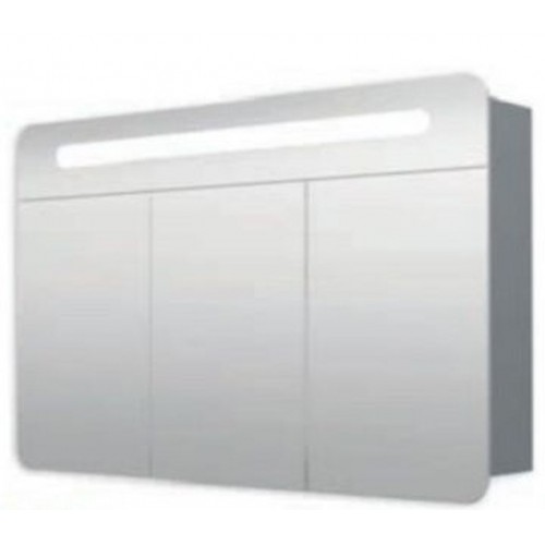 INTEDOOR PIR ZS zrcadlová skříňka s LED osvětlením 120x65 cm bílá PIR ZS 120 LED 01