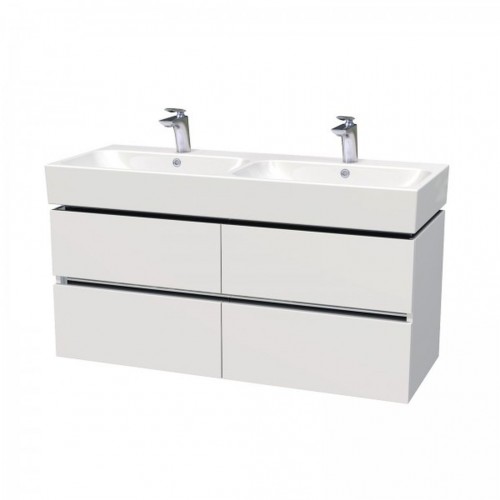 INTEDOOR STORM skříňka s dvojumyvadlem 120x66 cm bílá STORM 120D 4Z 01