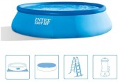 INTEX Easy Set Pool Bazén 457 x 122 cm s kartušovou filtrační pumpou 26168GN