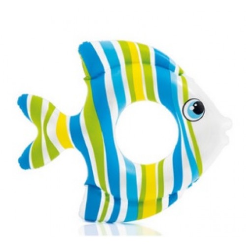 INTEX Dětský nafukovací kruh modrá ryba, 59223