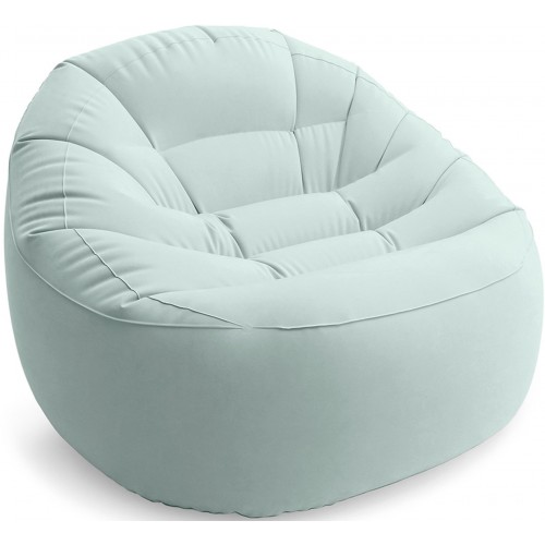 INTEX Nafukovací křeslo Beanless Bag, šedé 112cm x 104cm x 74cm 68590NP