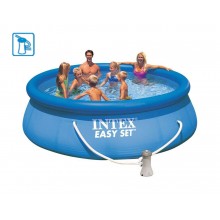 INTEX Easy Set Pool Bazén 366 x 76 cm s kartušovou filtrační pumpou 28132GN