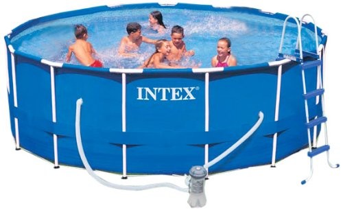 INTEX Bazén Frame Pool Set Rondo 457 x 122 cm s kartušovou filtrácí, schůdky 128236GS