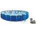 INTEX Bazén Frame Pool Set Rondo 549 x 122 cm, filtrace a schůdky 128252GS