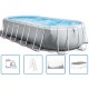 INTEX PRISM FRAME Oválný bazén 610 x 305 x 122 cm s filtrací 220-240V 26798NP