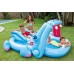 INTEX Hippo Play Center dětský bazén se skluzavkou 221 x 188 x 86 cm 57150