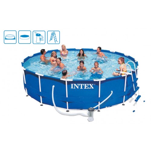 INTEX Metal Frame Pool Bazén 457 x 84 cm, 28228GN