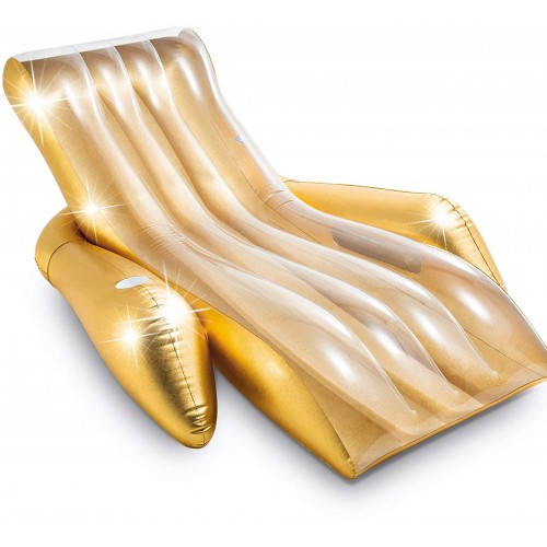 INTEX Shimmering Gold Lounge Nafukovací lehátko 56803EU