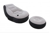 INTEX ULTRA LOUNGE Nafukovací pohodlné křeslo s otomanem 68564