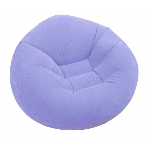 INTEX BEANLESS BAG CHAIR Nafukovací křeslo 107 x 104 x 69 cm, fialové 68569