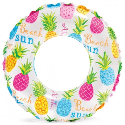 INTEX Nafukovací kruh 51cm barevný ananas 59230NP