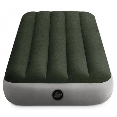 INTEX TWIN DURA-BEAM PRESTIGE AIRBED WITH BATTERY PUMP nafukovací postel 99x191cm 64777