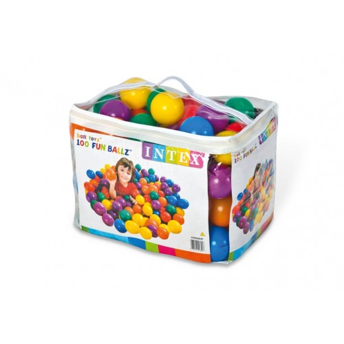 INTEX FUN BALLZ Míčky do bazénu 8 cm, 100 ks 49600