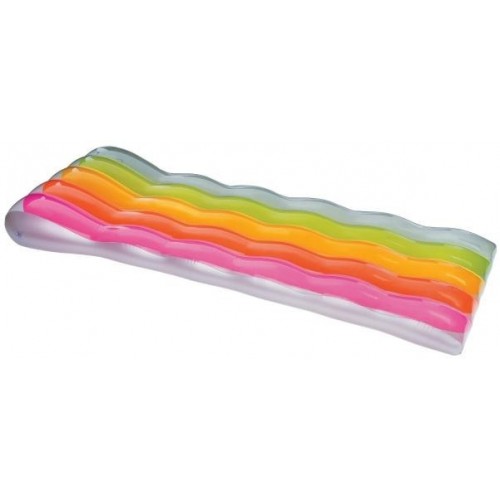 INTEX Nafukovací matrace vlna, barevná 58876 INTEX Nafukovací matrace vlna, barevná 58876