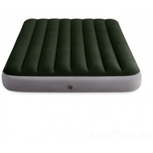 INTEX FULL DURA-BEAM PRESTIGE AIRBED WITH BATTERY PUMP nafukovací postel 137x191cm 64778