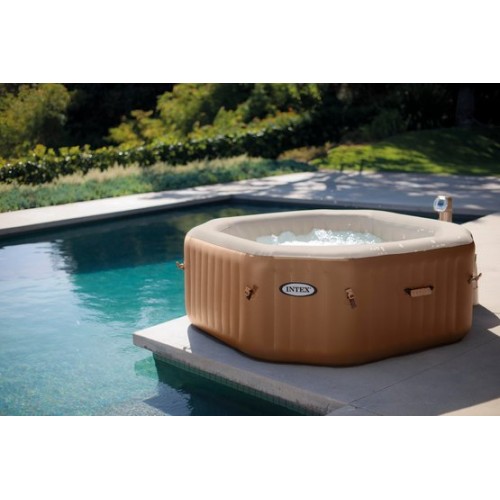 INTEX Pure SPA 79" Octagon s integrovanou ochranou proti vodnímu kameni 128414