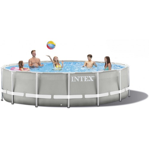 VÝPRODEJ INTEX Bazén Prism Frame Pools 366 x 99 cm, s filtrací 26716 POŠKOZENÝ ORIG. OBAL!!
