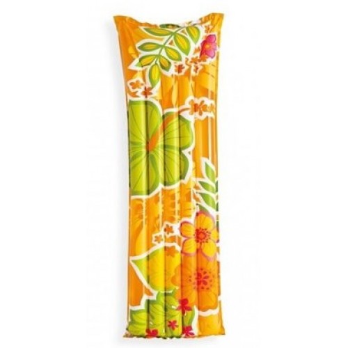 INTEX Nafukovací lehátko do vody 183 x 69 cm oranžové, 59720 INTEX Nafukovací lehátko do vody 183 x 69 cm oranžové, 59720