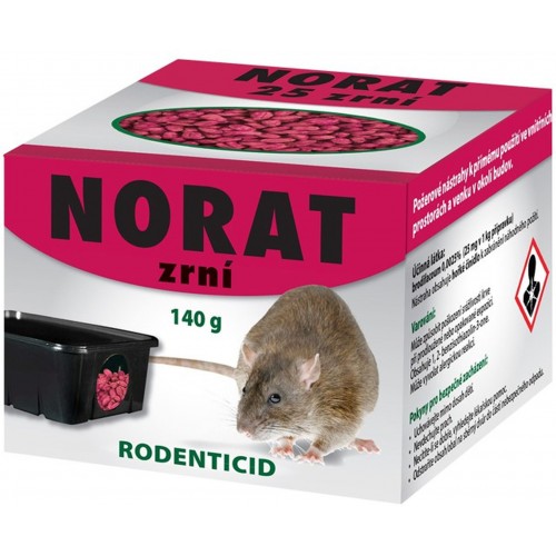 AgroBio NORAT zrní nástraha, 140 g 008063