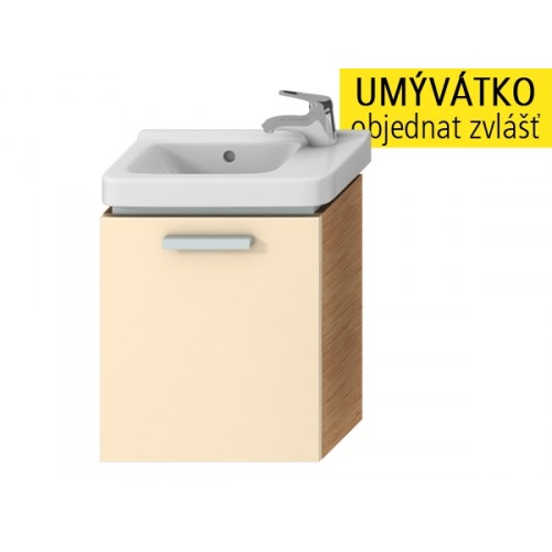 Jika CUBITO skříňka pod asym. umývátko 45cm, výklopné dveře fino/béžový lak 4.5021.4.172.452.1