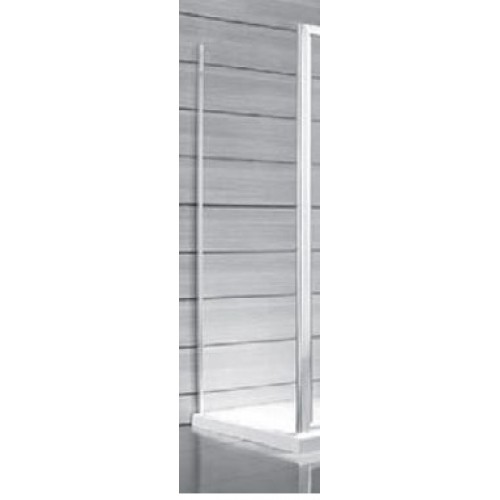 Jika LYRA PLUS Pevná stěna bílá, 90cm, transparentní sklo H2973820006681