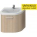 Jika OLYMP Deep Skříňka pod umyvadlo 60cm, se zásuvkou, oblé čelo, jasan H4541334343401