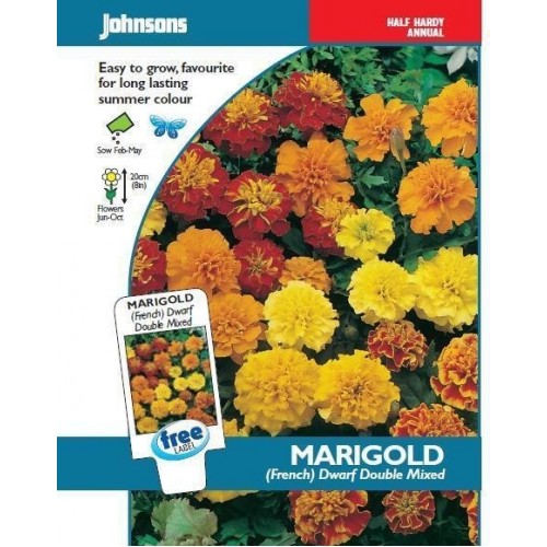 JOHNSONS Aksamitník „French dward double mixed“ 10155