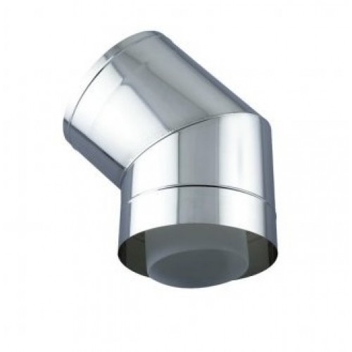 JUNKERS AZB 1015 Koleno 45° pro trubky, nerez, 7746900735