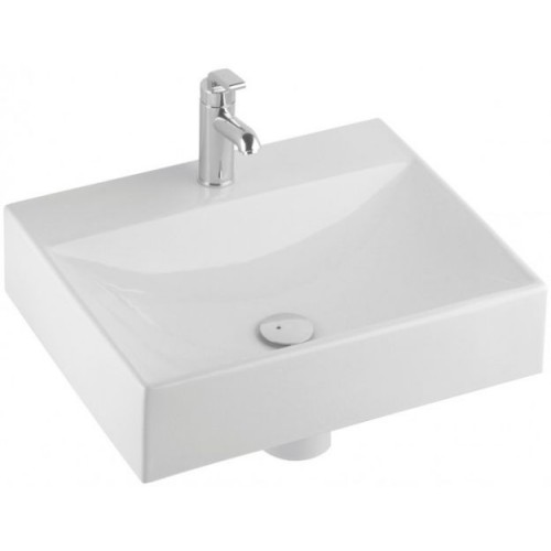 KOLO Quattro umyvadlo 60 cm, s otvorem pro baterii, bez přepadu, Reflex K61460900